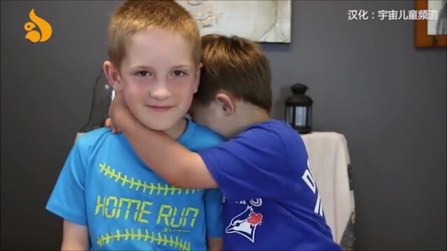 An interview between the older brother and his younger brother with Down syndrome. I was really melt