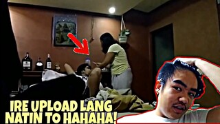 CIGARETTE PRANK ON MOM [ ReUpload ] [ Ang bastos ko pa pala mag salita dito HAHA! ]