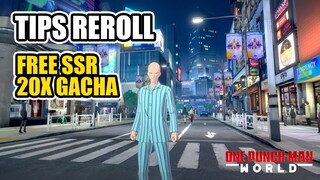 Tips REROLL Buat Newbie & Karakter Yang Wajib Diambil | One Punch Man World