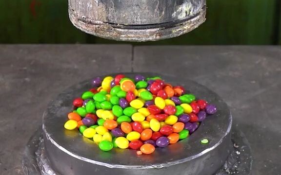 【液压机压一切】糖果