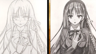 วิธีการวาด Suzune Horikita - ห้องเรียนของชนชั้นสูง