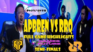 APBREN VS RRQ HOSHI FULLGAME HIGHLIGHTS |SEMI-FINALS| GAMES OF THE FUTURE #ML #MOBILELEGENDS