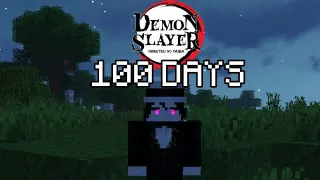 100 DAYS To Kill MUZAN In Minecraft