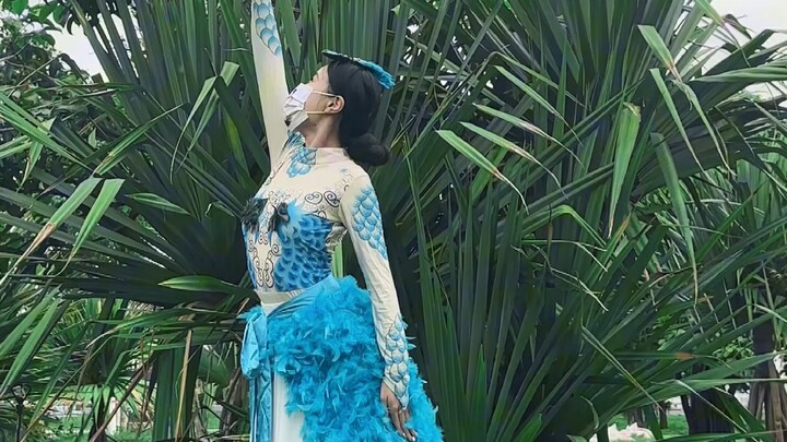 The peacock dance is not a terrifying peacock dance! #逆水寒 peacock dance #逆水寒 Yang Liping collaborati