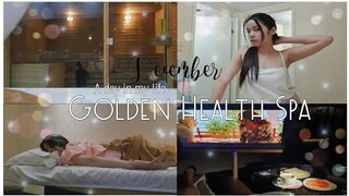 VLOGMAS #1 ❄ GODLEN HEALTH SPA MANILA | (A Day in my Life)