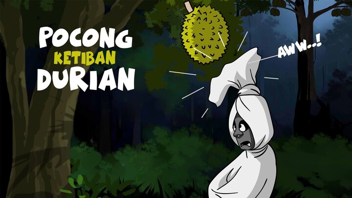 Pocong Ngidam Durian Runtuh - Kartun Lucu Pocong