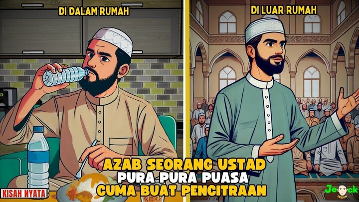 AZAB SEORANG USTAD YANG PURA PURA PUASA CUMA BUAT PENCINTRAAN  SINETRON AZAB