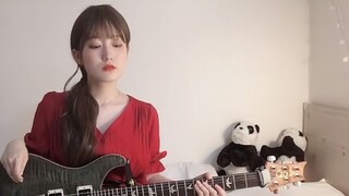 油管播放500万的Believer吉他翻弹小姐姐来了｜Yujin Guitar