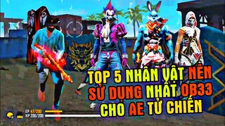 [Free Fire] Top 5 Kĩ Năng Mạnh Nhất OB33 Cho AE Dân Chơi Tử Chiến - Cân Team 1 Cách Dễ Dàng !!