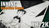 Detective Conan Manga Page - Speed inking