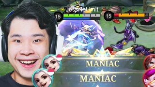 Musuh Sampai Minta Ampun! 1 Menit Maniac 2x (Mobile Legends)