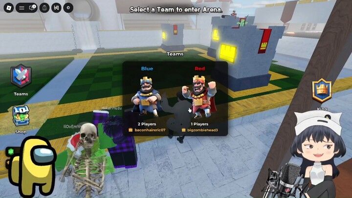 lanjutt main Clash royale di Roblox