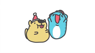 哎嘿，圣诞咖波表情包来喽