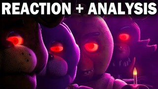 FNAF MOVIE TRAILER REACTION + ANALYSIS
