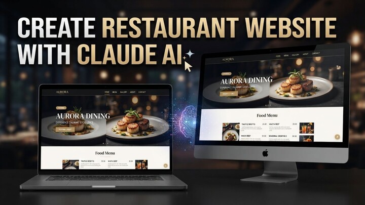 How to Create a Professional Restaurant Website with Claude AI | HTML, CSS & JavaScript