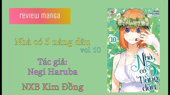 Review manga #24: Nhà có 5 nàng dâu vol 10 - NXB Kim Đồng
