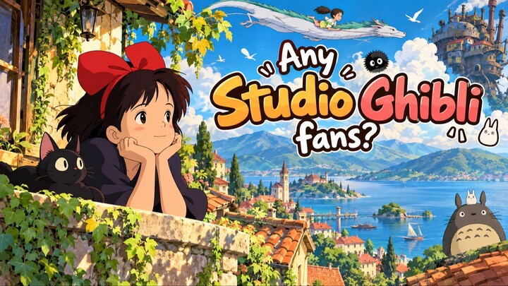 ✨ Any Studio Ghibli Fans Here? 🌿 Which Movie Is Your Favorite?