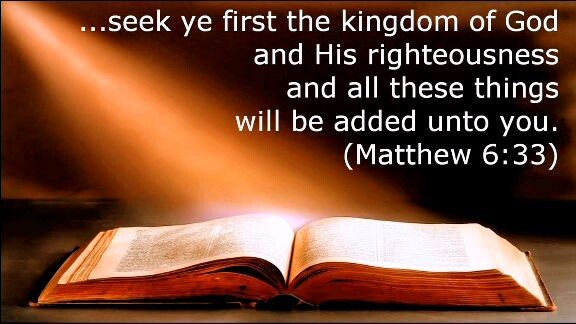 Matthew 6:33