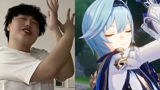 A 1:1 live-action remake of Eula's "Ritual Dance"!