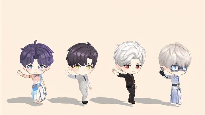 [MMD｜Love and Deep Space Q Version Dance] Qi Yuli, Shen Qin Che, Shen Xinghui's version of "Drunken 