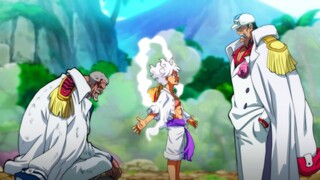 Garp Joins Luffy After Being Expelled from the Marine and Meets the Sun God - One Piece