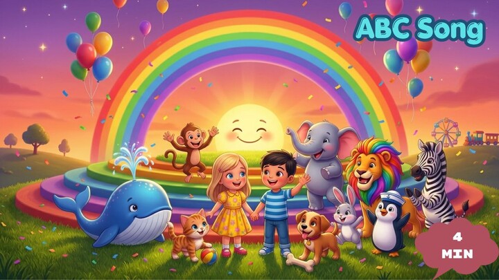 ABC Song I CoCobubbles Nursery Rhymes and Kids Songs