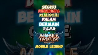 Kimistri dalam bermain game mobile legends 🙌✍️ #contentcreatormlbb #wiamungtzy #gameplay