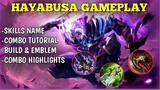 Hayabusa Shura Skin , Gameplay | Tips & Combo Tutorial 🔥