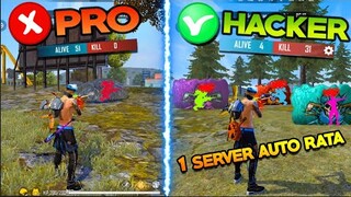 KETIKA PLAYER NOOB JADI PRO PLAYER !! 1 SERVER AUTO RATA !! TRIK TERBARU SOLO VS SQUAD ! AUTO BOOYAH