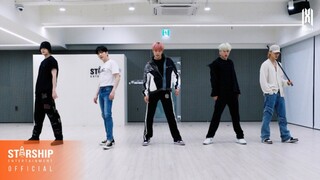 MONSTA X's "LOVE" dance practice room