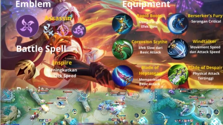 ZILONG EMBLEM FIGHTER OP❗TIPS MAIN ZILONG SAKIT + LIFESTEAL GILA❗BUILD ZILONG TE