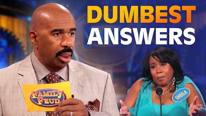 DUMBEST ANSWERS EVER! Steve Harvey is SPEECHLESS! | Family Feud