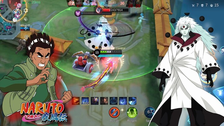 Pake Guy Hachimon Di Map Naruto, Berasa Lagi War !