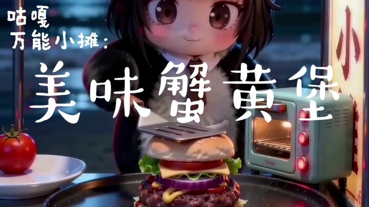Guga quầy hàng vạn năng 4: Hamburger gạch cua thơm ngon, ông chủ Pí thèm đến mức đánh cắp bí quyết