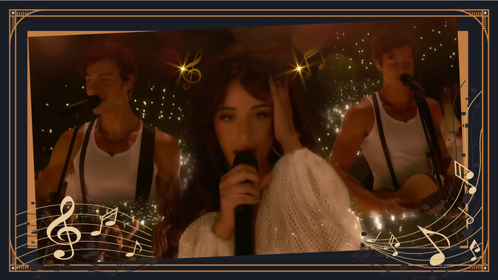 The first time live show of Señorita,Mebdes and Cabello