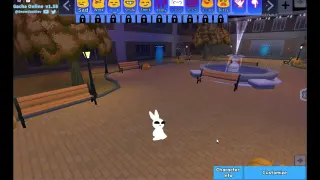 HOW TO MAKE A BUNNY OC IN Gacha Online (Roblox)(I forgot the hight you can do what what you want)