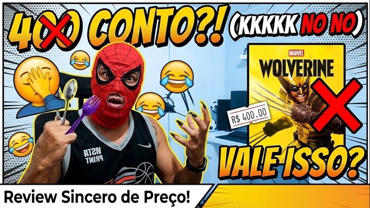 Marvel's Wolverine_ Vale 400$ conto (ONESTO)  KKKKKKKKKKKKKKKKK NÃO! @AxelCrdGTA
