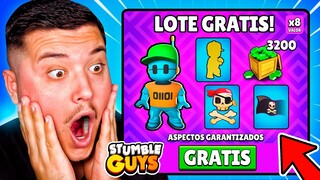 CONSIGUE GRATIS estas NUEVAS SKINS de STUMBLE GUYS haciendo esto! 🤑