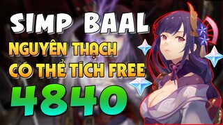 Baal Simp - Tổng Số NGUYÊN THẠCH FREE Còn Lại Bạn Có Thể Tích Cho Lôi Thần // Nguyên Kỷ