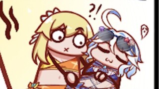 [Fluorescent Four Grids] Little Funina needs to be tactically stunned at the right time to avoid hur