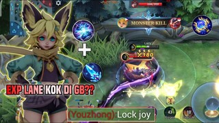 BUILD JOY EXP LANE TERSAKIT! EXP LANE MUSUH SAMPE DI GB LAWAN TOP GLOBAL JOY! | JOY GAMEPLAY -MLBB