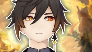 Human high quality Zhongli courtship (action matching) [Genshin Impact MMD/Zhongli/Sand Sculpture]