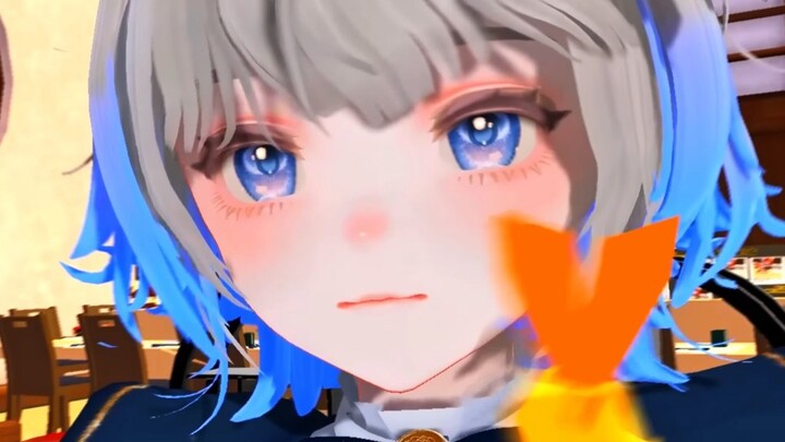 She’s eating so deliciously!