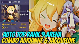 F2P TOP RANK 9! The Best TEAM COMBO For PvP ARENA (ADRIANNE & JACQUELINE) - EVERSOUL