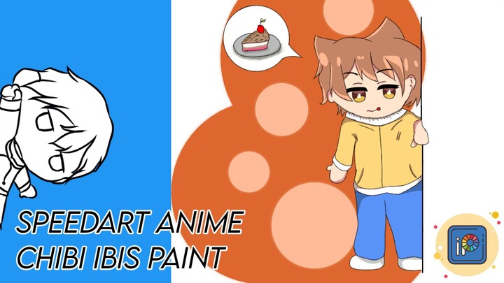 SPEEDART ANIME CHIBI || Ibis paint