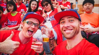 Amazing KOREAN BASEBALL GAME in Busan, Korea! Go Lotte Giants!