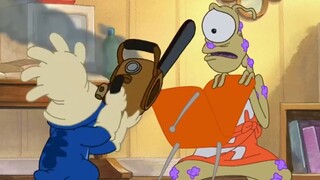 One-eyed Pili had acne, and professional doctor Stitch performed surgery on him