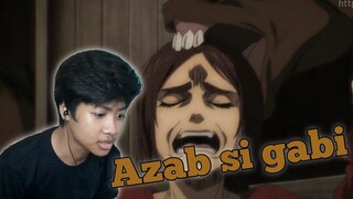 Gabi ga ada obat - attack on titan season 4 episode 11 reaction indonesia