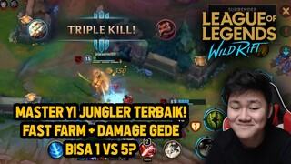 HERO JUNGLER TERBAIK! FARMING CEPET BANTAI SEMUANYA BOS - Wild Rift Indonesia