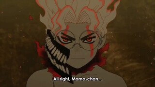 Okarun tried to escape from underground with Momo, but the exit was in the sky, and it was impossib